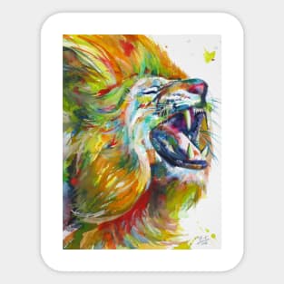 ROARING LION Sticker